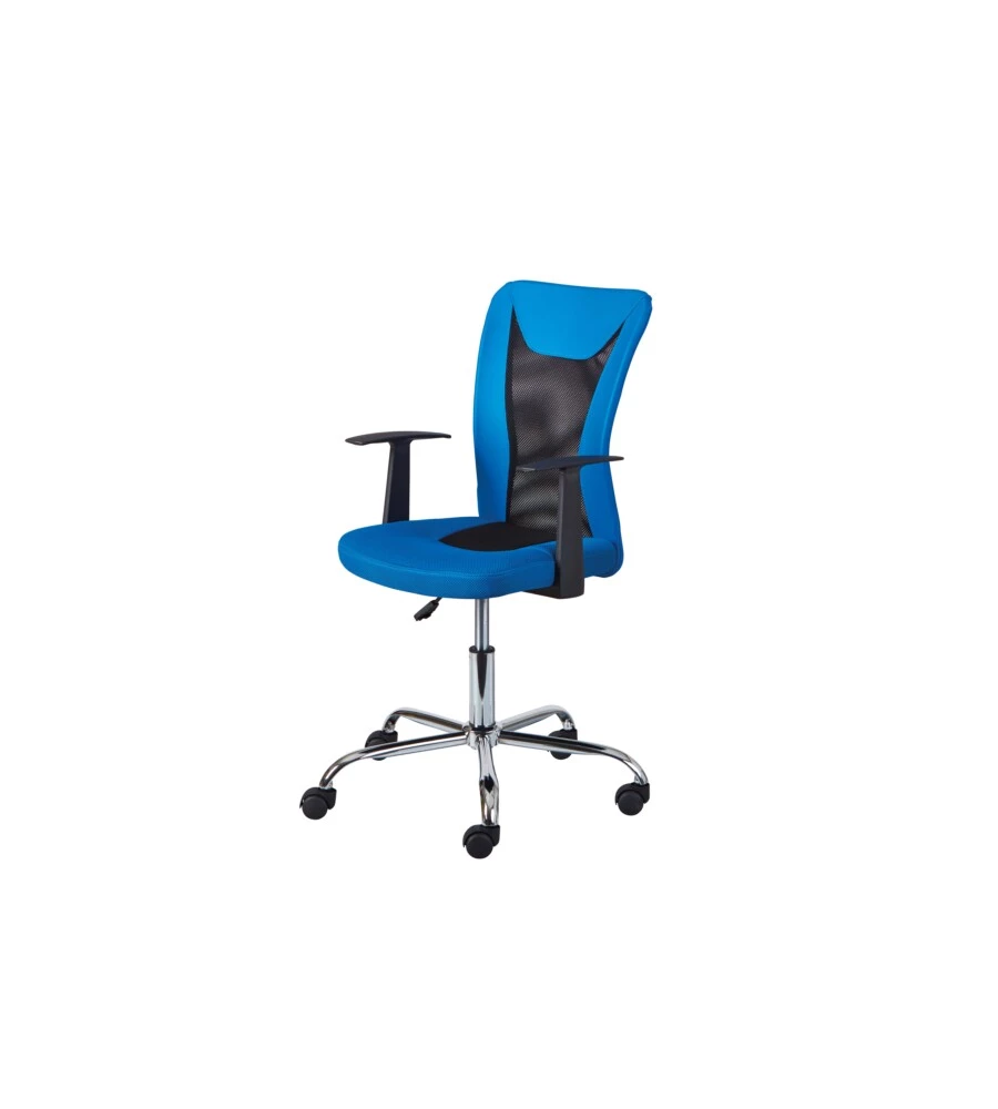 SEDIA DA UFFICIO TRASPIRANTE, 55X54,5X85-95 CM